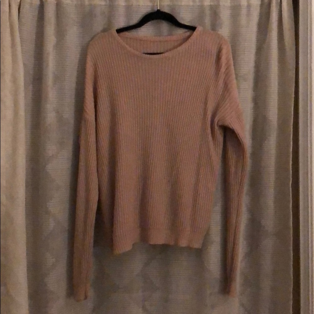 Beige/ pink brandy Melville sweater